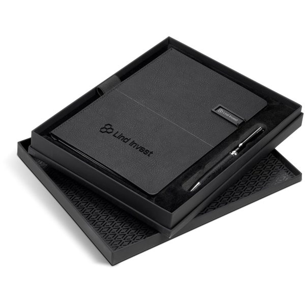 Alex Varga Corinthia Flash Drive Notebook & Pen Set - 32GB