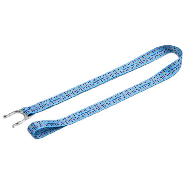 Altitude Aqua Double-Sided Crossbody Bottle Lanyard - Sample
