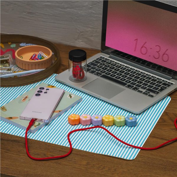 Altitude Capsit Fast Charge USB-A to Type-C Charging Cable in Jar