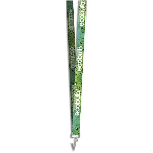 Altitude Crocodile Clip Double-Sided Sublimation Satin Lanyard