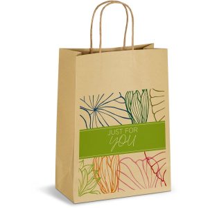 Altitude Ecological Digital Print Midi Paper Gift Bag 150gsm