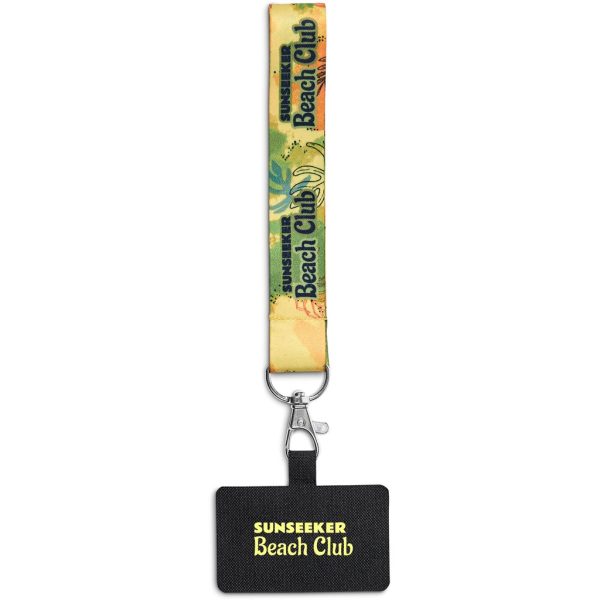 Altitude Rambler Single-Sided Sublimated Satin Wrist Phone Strap