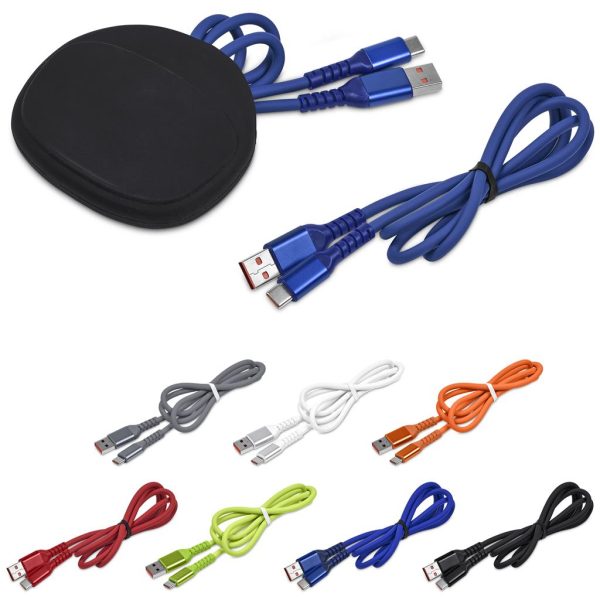 Altitude Stodle Fast Charge USB-A to Type-C Charging Cable in Pouch 1 Altitude Stodle Fast Charge USB-A to Type-C Charging Cable in Pouch