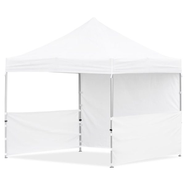 Coated Steel Sublimated Gazebo 3 x 3m - 2 Half-Wall Skins - 1 Full-Wall Skin5 Coated Steel Sublimated Gazebo 3 x 3m - 2 Half-Wall Skins - 1 Full-Wall Skin
