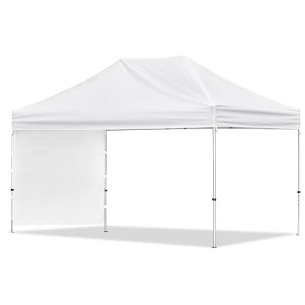 Coated Steel Sublimated Gazebo 4.5m x 3m - 1 Short Full-Wall Skin
