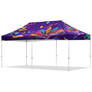 Coated Steel Sublimated Gazebo 6m x 3m
