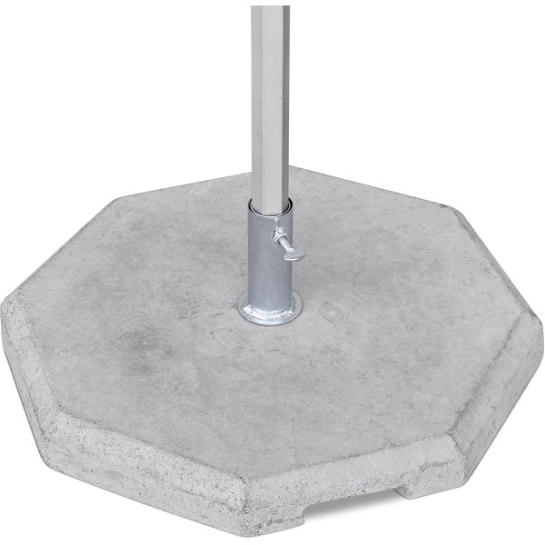Fade Resistant Parasol Single Hexagonal Pole 2m x 2m