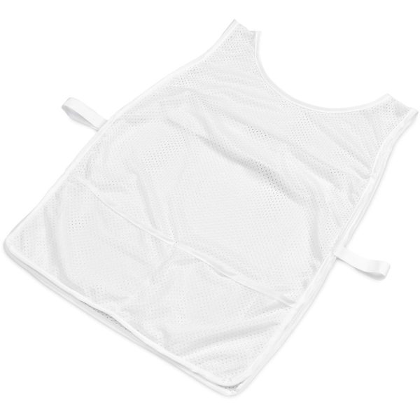 Hoppla Jackal Caddy Bib with PVC Name Sleeve-White 5 Hoppla Jackal Caddy Bib with PVC Name Sleeve-White