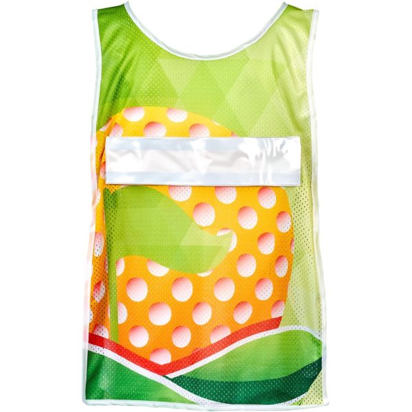 Hoppla Jackal Caddy Bib with PVC Name Sleeve-White 6 Hoppla Jackal Caddy Bib with PVC Name Sleeve-White