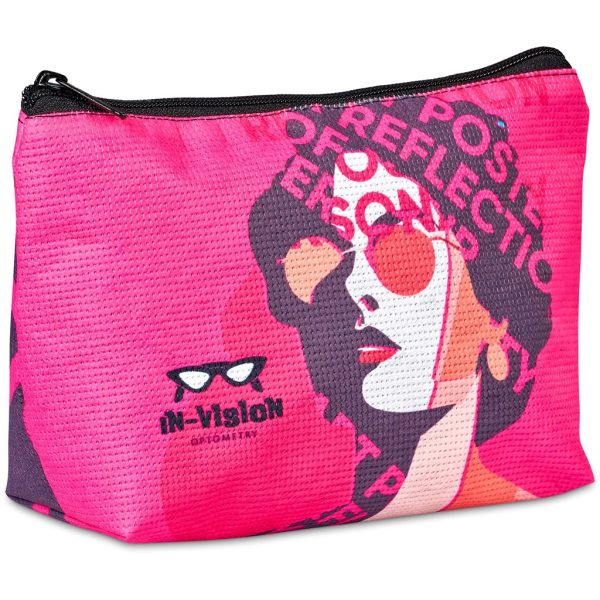 Hoppla Leanne Recycled PET Stitch-Bond Midi Toiletry Bag 1 Hoppla Leanne Recycled PET Stitch-Bond Midi Toiletry Bag