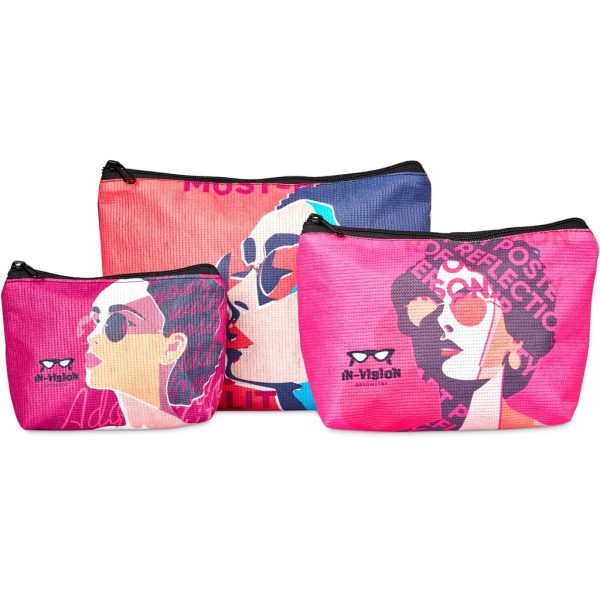 Hoppla Leanne Recycled PET Stitch-Bond Midi Toiletry Bag 7 Hoppla Leanne Recycled PET Stitch-Bond Midi Toiletry Bag