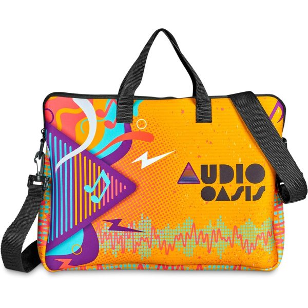 Hoppla Nimbus Neoprene Laptop Sleeve with Handles & Shoulder Strap – 15 -16 inch