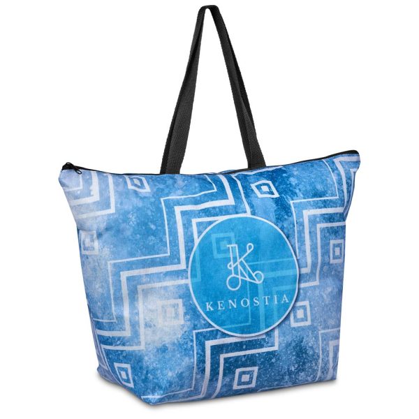 Hoppla Skyline Recycled PET Stitch-Bond Shopper With Zip Hoppla Skyline Recycled PET Stitch-Bond Shopper With Zip