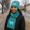 Hoppla Snowflake Polar Fleece Beanie 1 Hoppla Snowflake Polar Fleece Beanie