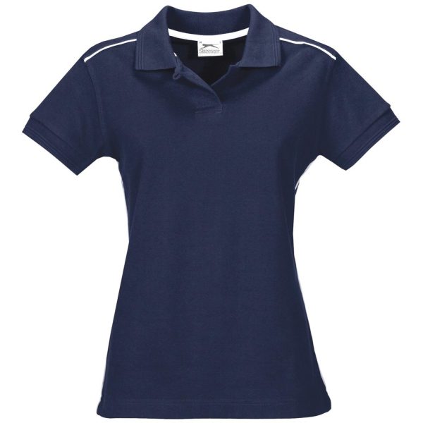 Ladies Backhand Golf Shirt - Navy Ladies Backhand Golf Shirt - Navy