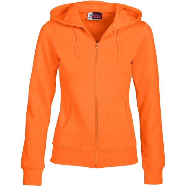Ladies Bravo Hooded Sweater - Orange 22 Ladies Bravo Hooded Sweater - Orange