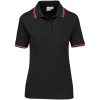 Ladies Cambridge Golf Shirt - Black Red