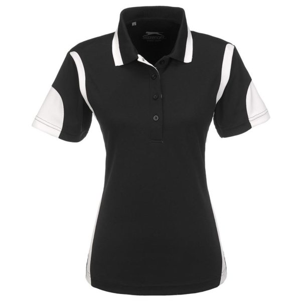 Ladies Genesis Golf Shirt - Black Ladies Genesis Golf Shirt - Black