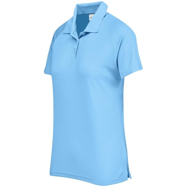 Ladies Sprint Golf Shirt - Light Blue3 Ladies Sprint Golf Shirt - Light Blue