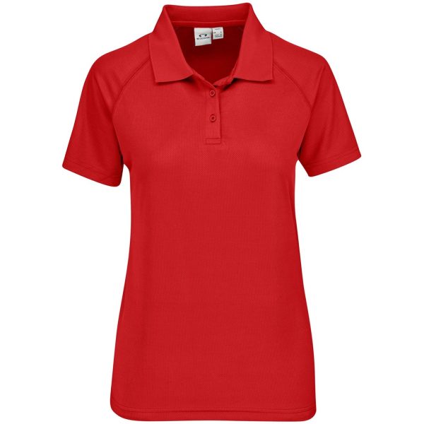 Ladies Sprint Golf Shirt - Red2 Ladies Sprint Golf Shirt - Red
