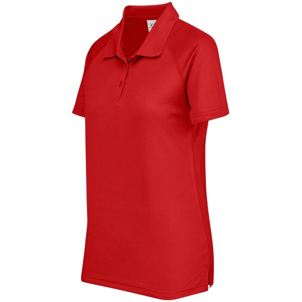 Ladies Sprint Golf Shirt - Red3 Ladies Sprint Golf Shirt - Red