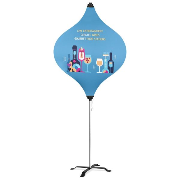 Lantern Banner with Light Weight Cross Base