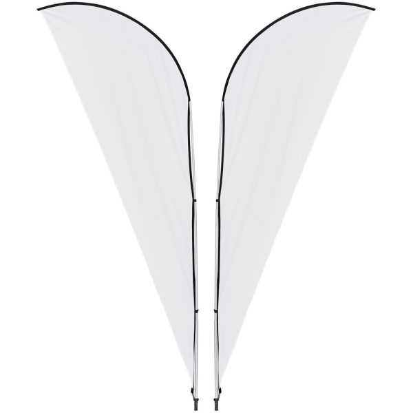 Legend 2M Sublimated Sharkfin Double-Sided Flying Banner - 1 complete unit