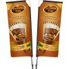 Legend 2M Sublimated Telescopic Double-Sided Flying Banner - 1 complete unit Legend 2M Sublimated Telescopic Double-Sided Flying Banner - 1 complete unit