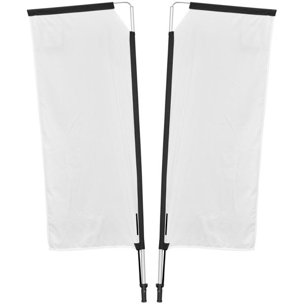 Legend 2M Sublimated Telescopic Double-Sided Flying Banner - 1 complete unit5 Legend 2M Sublimated Telescopic Double-Sided Flying Banner - 1 complete unit