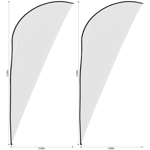 Legend 2m Sublimated Sharkfin Flying Banner Skin - Set Of 2 (Excludes Hardware)2 Legend 2m Sublimated Sharkfin Flying Banner Skin - Set Of 2 (Excludes Hardware)