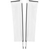 Legend 3M Sublimated Telescopic Double-Sided Flying Banner - 1 complete unit