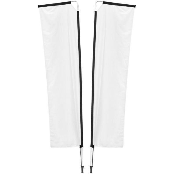 Legend 3M Sublimated Telescopic Double-Sided Flying Banner - 1 complete unit