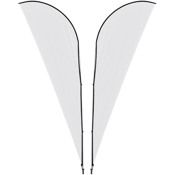 Legend 4M Sublimated Sharkfin Double-Sided Flying Banner - 1 complete unit