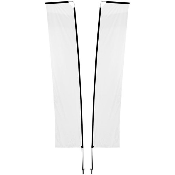 Legend 4M Sublimated Telescopic Double-Sided Flying Banner - 1 complete unit