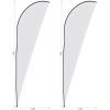 Legend 4m Sublimated Sharkfin Flying Banner Skin - Set Of 2 (Excludes Hardware)