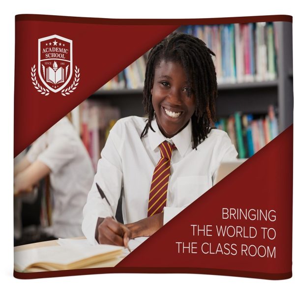 Legend Curved Banner Wall with Wings 2.15m x 2.25m14 Legend Curved Banner Wall with Wings 2.15m x 2.25m