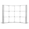 Legend Curved Banner Wall with Wings 2.85m x 2.25m