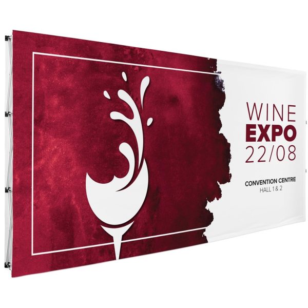 Legend Double-Sided Straight Banner Wall 4.45m x 2.25m Legend Double-Sided Straight Banner Wall 4.45m x 2.25m