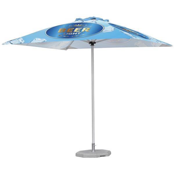 Legend Sublimated Parasol Single Hexagonal Pole 2.2m x 2.2m Legend Sublimated Parasol Single Hexagonal Pole 2.2m x 2.2m