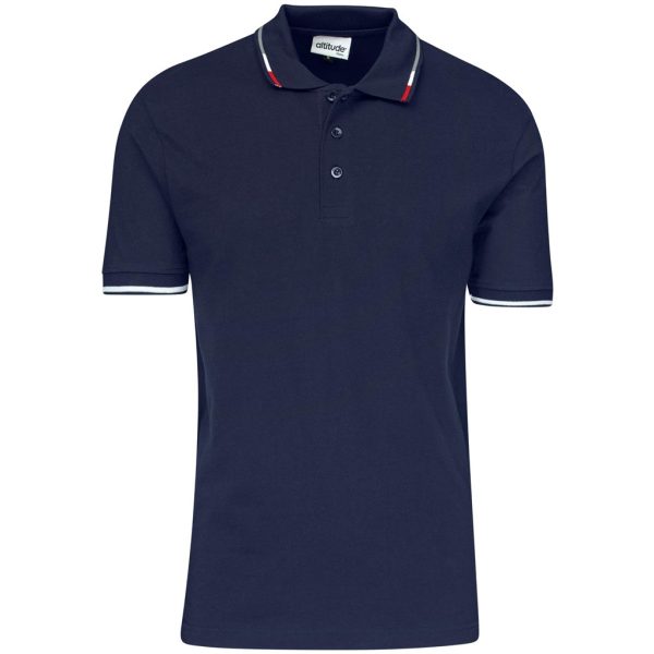 Mens Ash Golf Shirt - Navy3 Mens Ash Golf Shirt - Navy
