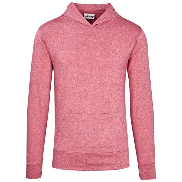 Mens Fitness Lightweight Hooded Sweater – Red Mens Fitness Lightweight Hooded Sweater - Red