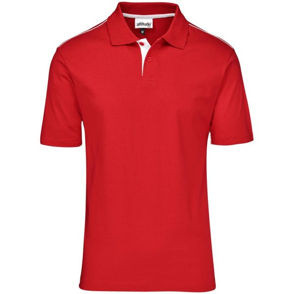 Mens Galway Golf Shirt - Red Mens Galway Golf Shirt - Red