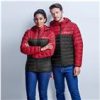 Mens Kyoto Two-Tone Jacket - Black Red