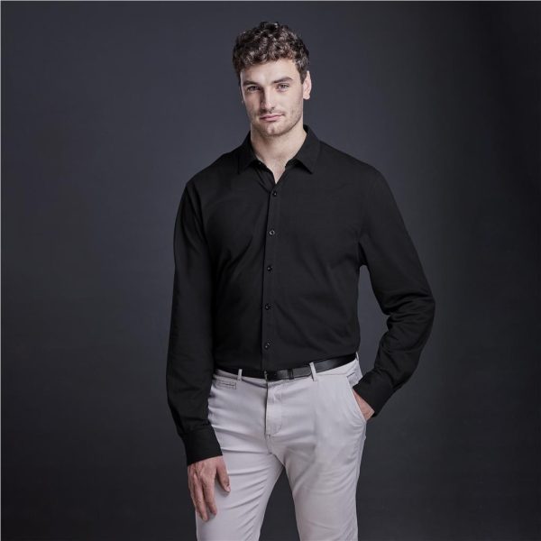 Mens Long Sleeve Alex Varga Cronus Knitted Shirt2 Mens Long Sleeve Alex Varga Cronus Knitted Shirt
