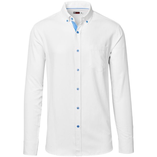 Mens Long Sleeve Casablanca Shirt - Sky Blue Mens Long Sleeve Casablanca Shirt - Sky Blue
