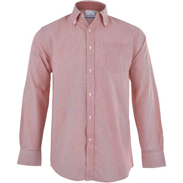 Mens Long Sleeve Lisbon Shirt - Red Mens Long Sleeve Lisbon Shirt - Red