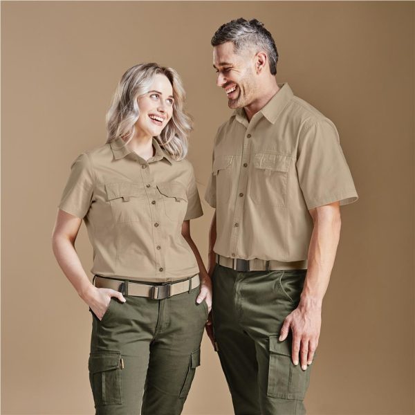 Mens Short Sleeve Mawenzi Twill Shirt