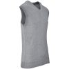 Mens Sleeveless Peru V-Neck Jersey - Grey