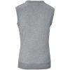 Mens Sleeveless Peru V-Neck Jersey - Grey