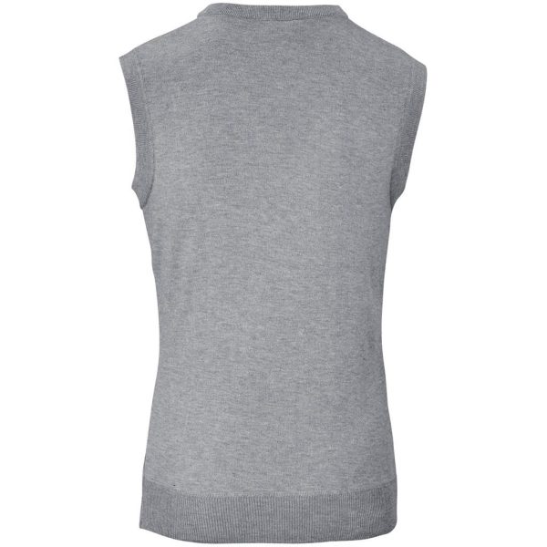 Mens Sleeveless Peru V-Neck Jersey - Grey